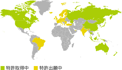 F-CONシステム特許取得国